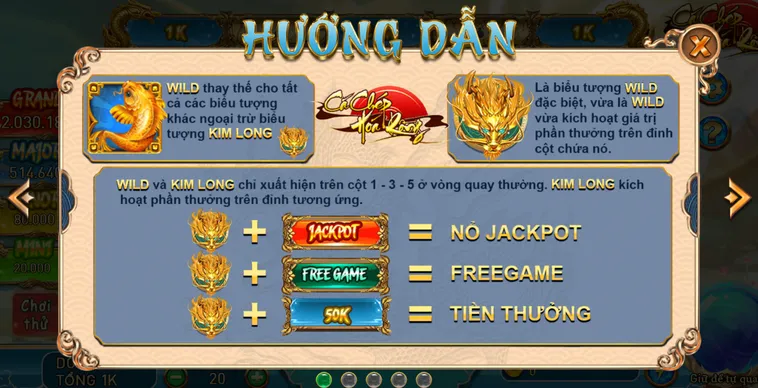 Slot Game Cá Chép Hoá Rồng Tại VaoBet Trải Nghiệm Đỉnh Cao Với Hàng Loạt Ưu Đãi