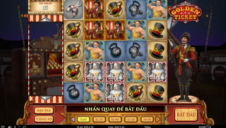 Khám Phá Thế Giới Quay Số Golden Ticket Tại VaoBet Với Giải Thưởng Khổng Lồ