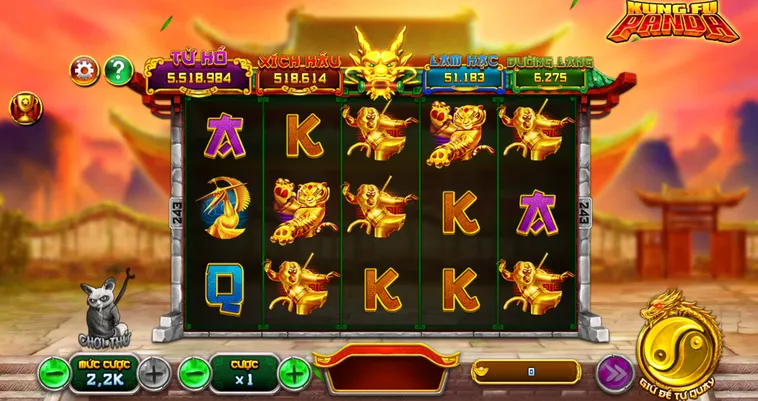 Chinh Phục Cảnh Giới Kungfu Cùng Slot Game Kungfu Panda Tại VaoBet Đỉnh Cao