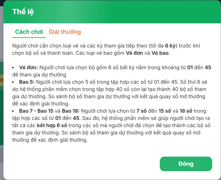 Khám Phá Siêu Phẩm Xổ Số Mega 645 Tại VaoBet Với Giải Thưởng Khủng