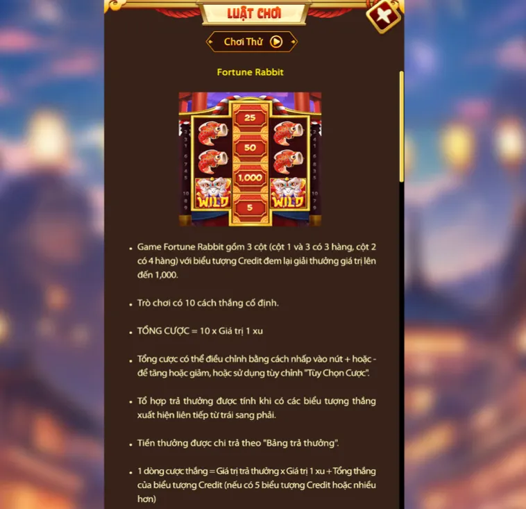 Chinh Phục Kho Báu May Mắn Cùng Game Nổ Hũ Fortune Rabbit Tại VaoBet