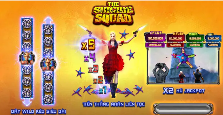 Slot Game Suicide Squad Tại VaoBet Điểm Đến Giải Trí Đẳng Cấp Với Tỷ Lệ Thắng Cược Khủng