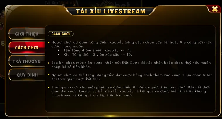Bùng Nổ Cảm Xúc Cùng Siêu Phẩm Tài Xỉu Live Tại VaoBet Đẳng Cấp