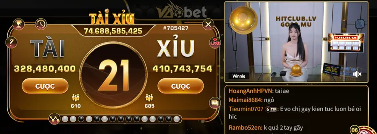 Bùng Nổ Cảm Xúc Cùng Siêu Phẩm Tài Xỉu Live Tại VaoBet Đẳng Cấp