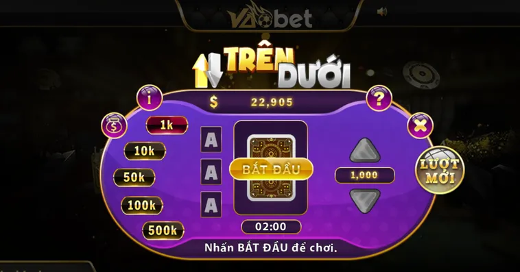 Khám Phá Sức Hấp Dẫn Của Game Nhanh Trên Dưới Tại Hệ Thống VaoBet Đẳng Cấp