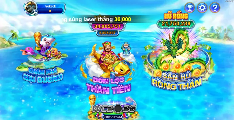 Siêu Phẩm Bắn Cá Tỷ Phú Đại Dương Tại VaoBet Với Hệ Thống Jackpot Siêu Lớn